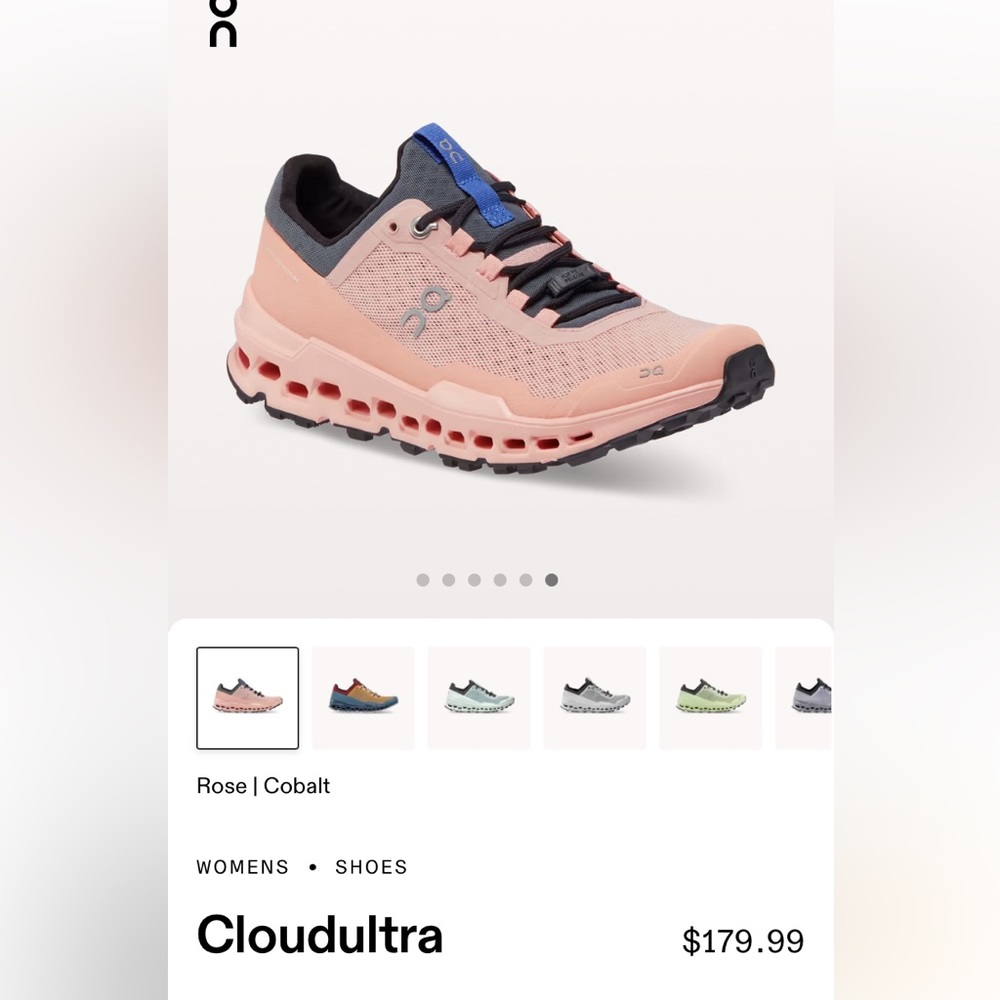 🔥🔥Cloud Ultra Size 9.5 Women Brand New no box color Coral
